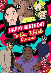 Tap to view Birthday Queen Birthday Card