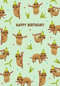 Tap to view Sloth Birthday Card