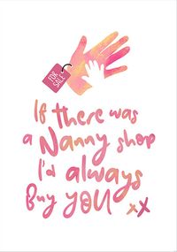 Nanny Shop Mother's Day Card