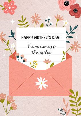 Across The Miles Mother's Day Card