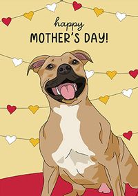Tap to view Bull Terrier Mother's Day Card