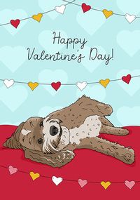 Valentine's Day Cockapoo Card