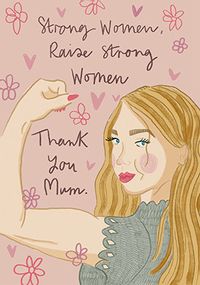 International Women's Day - Strong Mum Card
