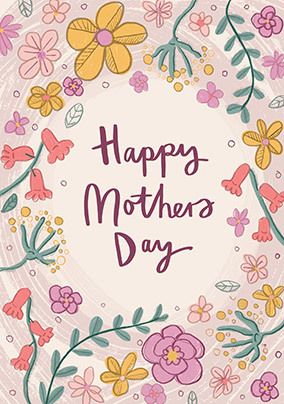 Florals Mother's Day Card