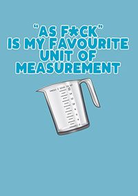 Tap to view Favourite Unit of Measurement Card