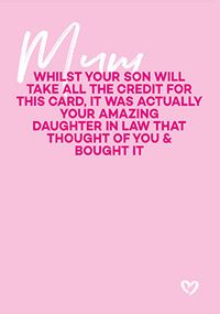 Tap to view Mum Birthday From Daughter-in-Law & Son Card