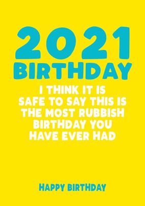 2021 Birthday Card