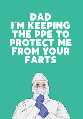 ZDISC - Dad I'm Keeping the PPE Birthday Card