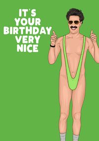 It's Your Birthday Very Nice Card