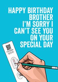 Tap to view Brother Special Day Birthday Card