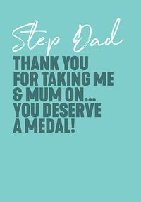 Tap to view Thanks Step Dad Father's Day Card