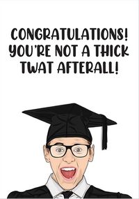 Tap to view Not So Thick Graduation Card