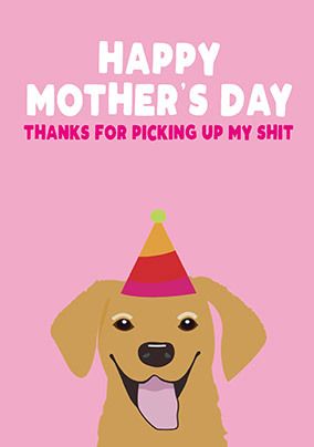 Picking Up My Shit Mother's Day Card