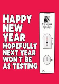 Testing Times New Year Card