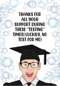 Tap to view Thank You Teacher Testing Times Card