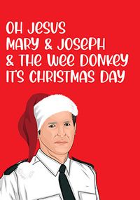 Tap to view Jesus, Mary & Joseph & the Wee Donkey it's Christmas Card