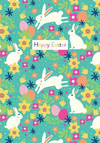 Tap to view Bright Bunnies Repeat Easter Card