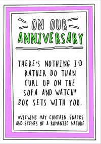 Tap to view On Our Anniversary Card