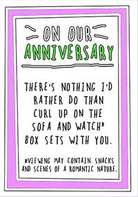 Tap to view On Our Anniversary Card