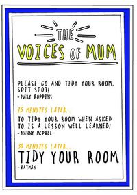 Tap to view Voices Of Mum Mother's Day Card