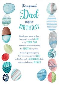 Special Dad Birthday Card