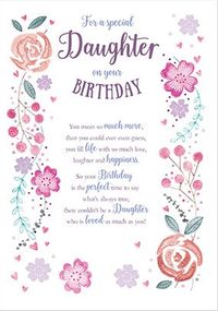 Tap to view Special Daughter Birthday Card