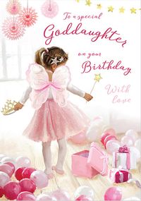 Special Goddaughter Traditional Birthday Card