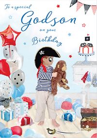 Tap to view Special Godson Traditional Birthday Card