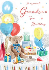 Tap to view Special Grandson Birthday Party Card
