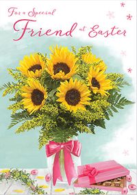 Tap to view Special Friend Sunflower Easter Card