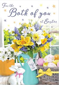 Tap to view Both Of You Flowers Easter Card