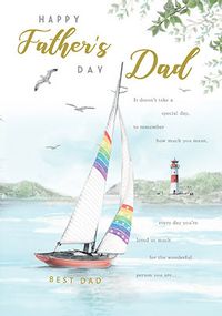 Tap to view Happy Father's Day Sailing Card