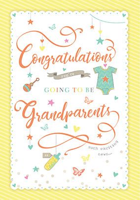 Congratulations On Going To Be Grandparents Card