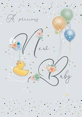 A Precious New Baby Card