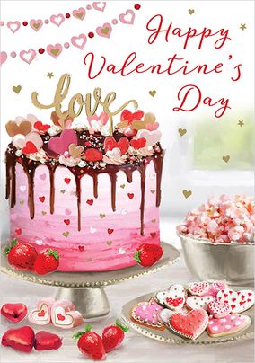 Cake Valentine Card