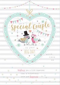 Special Couple Wedding Day Card 1