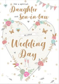 Daughter and Son in Law Wedding Card