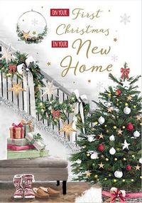 1st Christmas in Your New Home Christmas Card