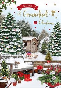 Tap to view Grandad at Christmas Gardening Card