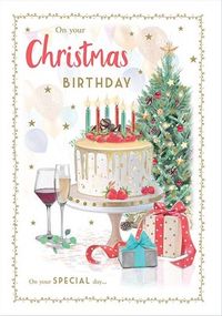 On Your Christmas Birthday Card