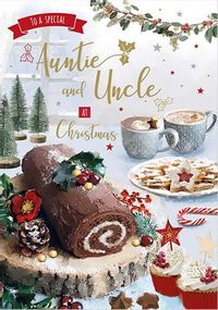 Tap to view Auntie & Uncle Traditional Christmas Card