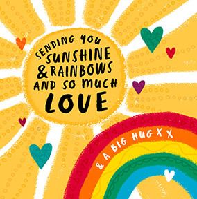 Sending Sunshine and Rainbows Card
