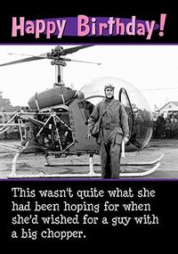 Tap to view Big Chopper Birthday Card