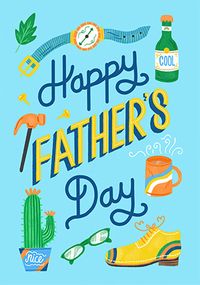 Tap to view Happy Father's Day Illustrated Card