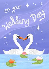 Tap to view Wedding Day Swans Card