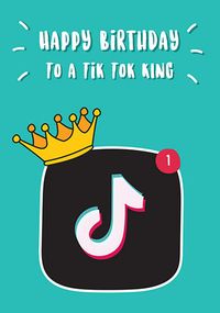 King Birthday Card