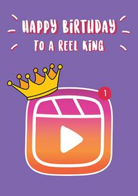 Tap to view Reel King Birthday Card