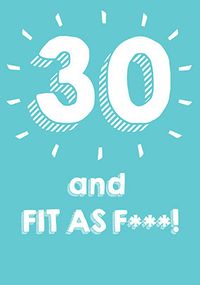 Tap to view 30th Birthday Fit Card