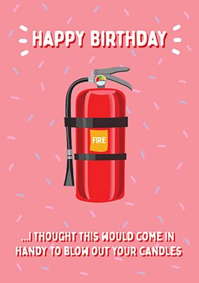 Extinguish Your Candles Birthday Card