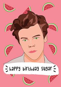 Sugar Happy Birthday Card